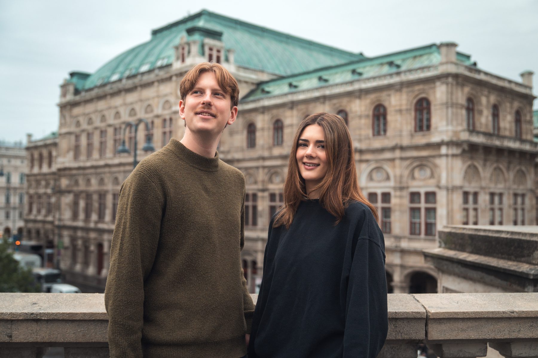 Paarshooting vor der Wiener Staatsoper